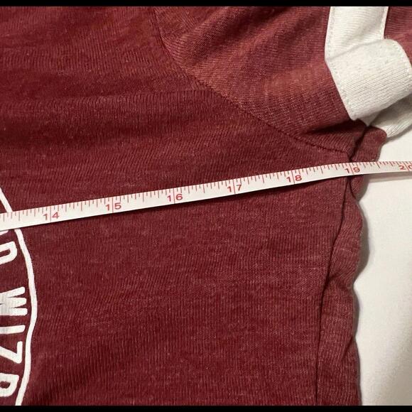 Harry Potter Women’s Long Sleeve Medium(7-8) Hogwats School Ringer Tee Vneck - Picture 7 of 9